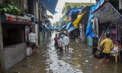 Water getting into the slums