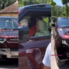 Baba Ramdev in Land Rover Defender