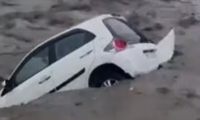 car drone away in Beas river