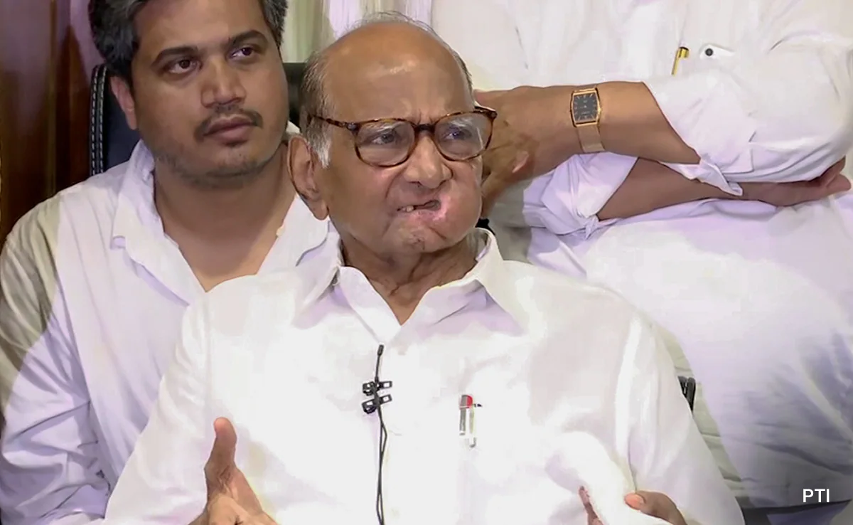 Sharad Pawar took an indirect jibe at Ajit Pawar?