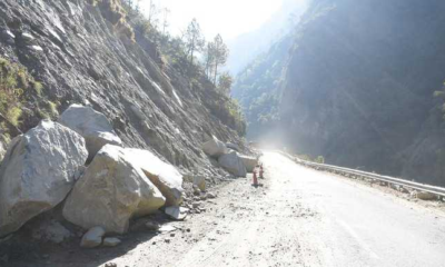 Kullu-Mandi highway blocked due to heavy rain