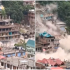 The scary video of Buildings collapse