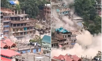The scary video of Buildings collapse
