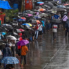 heavy rain lashes in several parts of Mumbai today