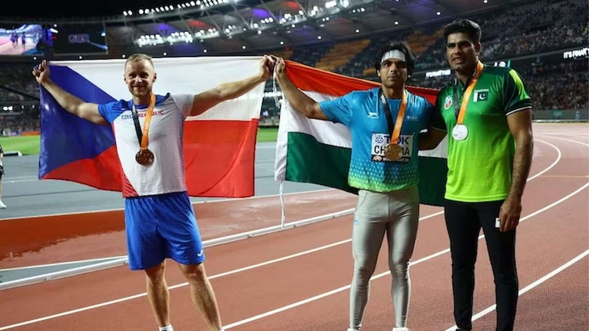 Neeraj Chopra and Nadeem together won hearts
