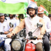 Anurag Thakur in 'Har Ghar Tiranga' bike rally