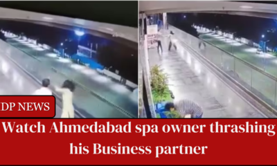 A 24-year-old woman was beaten, assaulted, and pulled outside a spa by the owner of Gujarat's Ahmedabad, her business partner.
