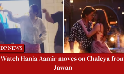 Pakistani actor Hania Aamir is a huge fan of Shah Rukh Khan, as seen by her dancing to his songs