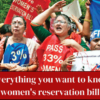 President Droupadi Murmu granted her approval of the women's reservation bill, Nari Shakti Vandan Adhiniyam became law in India.