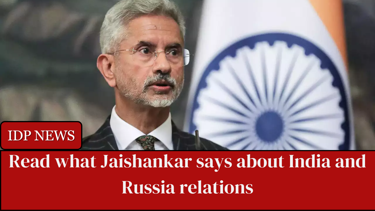 During his visit in Washington S Jaishankar talks about the India and Russia relationships, by crediting early Indian diplomacy.