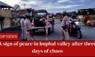 After three days of violent protests in various regions, the atmosphere in Imphal Valley remained mostly calm on Friday.