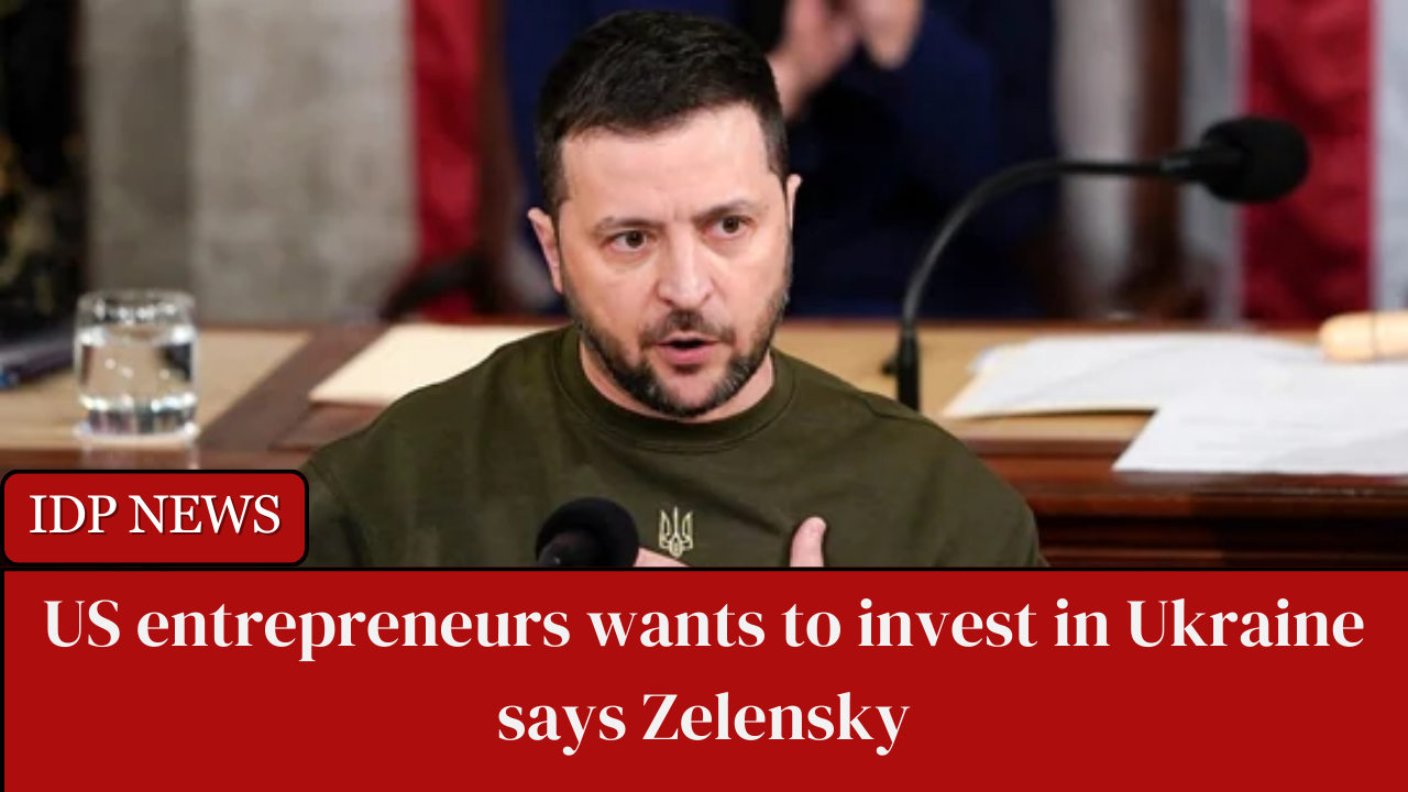 Zelensky says that during a visit to the US this week, he met with key American businessman and discussed investment potential in Ukraine.