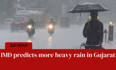 IMD on Sunday issued a 'red' alert for Gujarat, predicting "heavy to extremely heavy rain in Gujarat" from September 17 to 18.