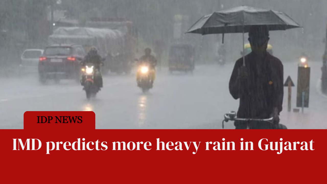 IMD on Sunday issued a 'red' alert for Gujarat, predicting "heavy to extremely heavy rain in Gujarat" from September 17 to 18.