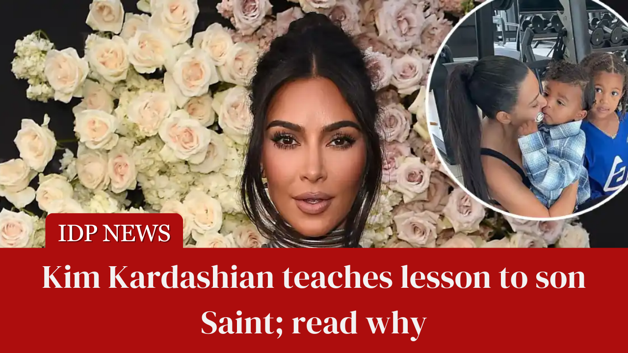 Kim Kardashian did not let her son Saint get away with his rude behavior recently when the paparazzi