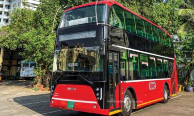 In Ahmedabad, after 32 years, a double-decker bus is on the roads again. A double-decker e-bus has been started from the Jamalpur AMTS depot.