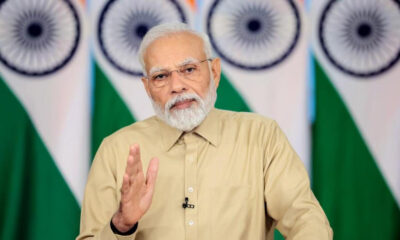 Addressing the occasion, PM Modi said, 'In Ayodhya, Prabhu Ram got a house, and in villages, you all got houses.'