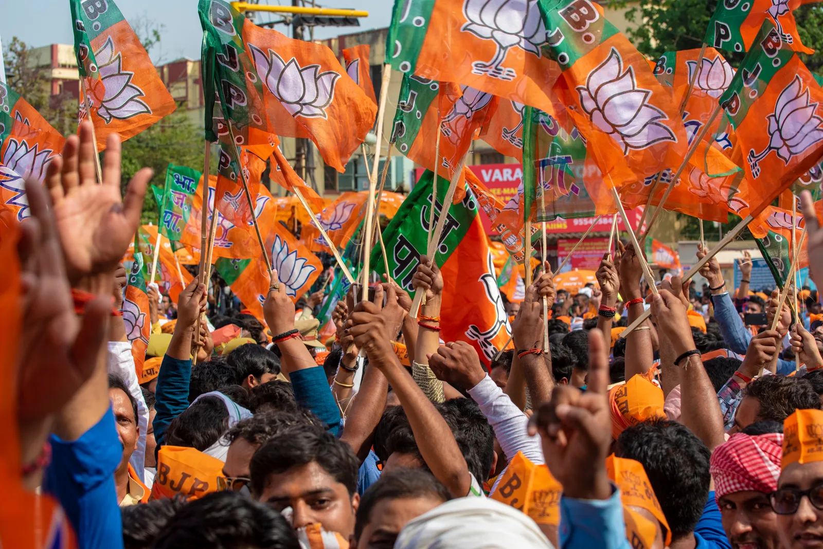The BJP in Gujarat has launched the 'Gaon Chalo Abhiyan,' which has rallied 56,700 party members, including ministers and MLAs.