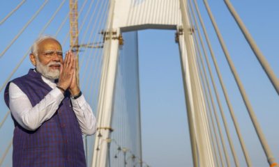 PM Modi celebrated a landmark milestone today by inaugurating India's longest cable-stayed bridge, the 'Sudarshan Setu,'