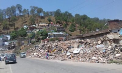 Illicit construction has been demolished in Dharampur village of Khambhalia, Dwarka. The bulldozer of the govt has again turned on the illegal structure in the Bediyawadi location.