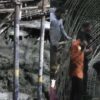 The laborer was saved after being tangled for hours after an under-construction medical college building in Gujarat's Morbi tumbled.