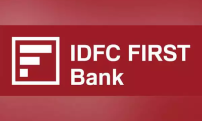 IDFC First Bank's shares fell 3.5 percent in response to reports of a major block trade on the exchange.