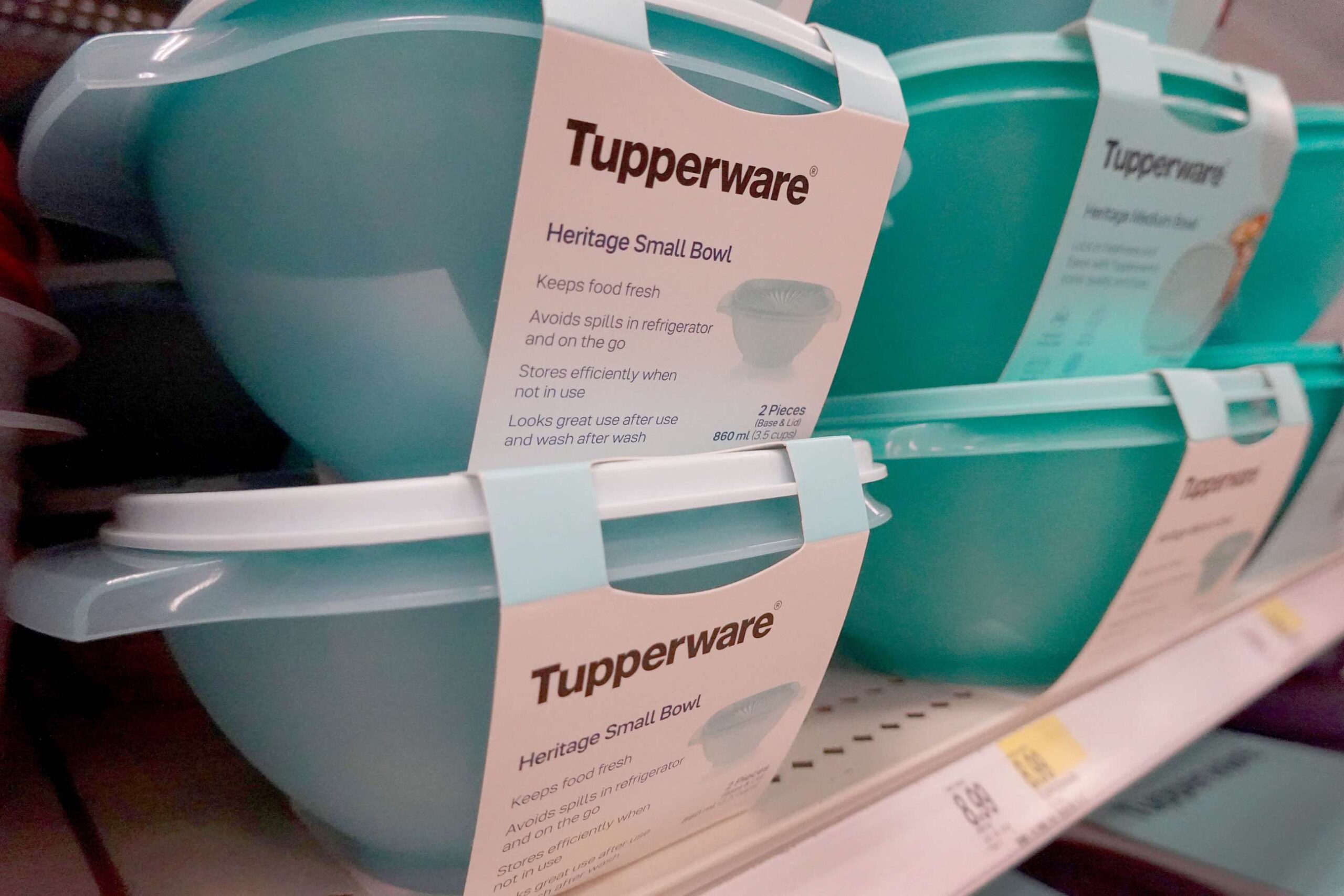 Tupperware blamed ongoing material defects in internal control over financial reporting, its difficult economic situation, and significant erosion.