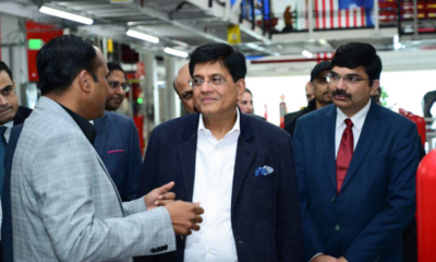 Union Minister Piyush Goyal expressed confidence in India's potential as a global manufacturing powerhouse for EVs.
