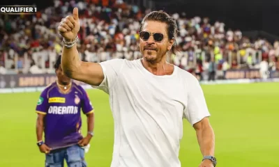 Shah Rukh Khan was in Ahmedabad on Tuesday to watch an Indian Premier League (IPL) game of his Kolkata Knight Riders (KKR) squad at the Narendra Modi Stadium.