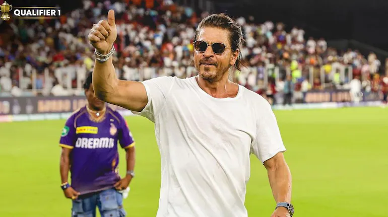 Shah Rukh Khan was in Ahmedabad on Tuesday to watch an Indian Premier League (IPL) game of his Kolkata Knight Riders (KKR) squad at the Narendra Modi Stadium.