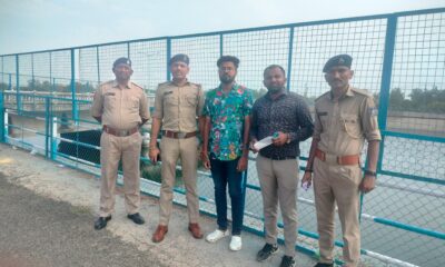 The police officers rescued the young man in distress and saved his life, taking swift action and tracking him down at his location in Ahmedabad.