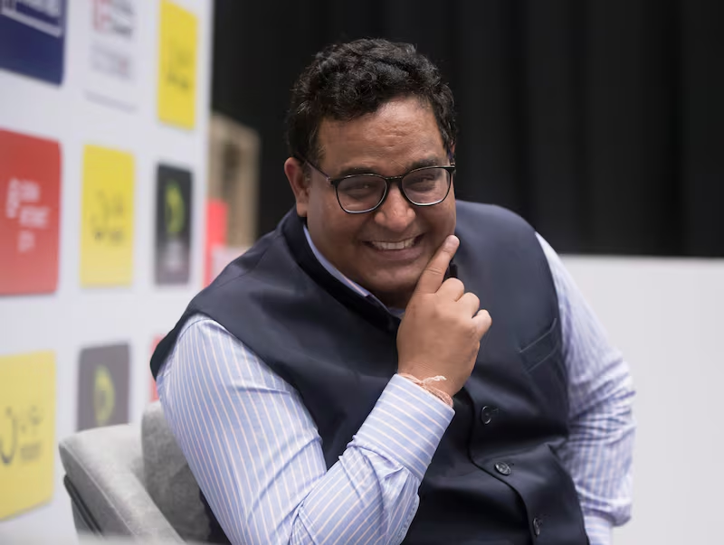 Vijay Shekhar Sharma gave shareholders a hopeful outlook, saying that the company has put its toughest days behind it.