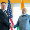 Elon Musk, CEO of Tesla, congratulated Prime Minister Narendra Modi for winning the 2024 general elections in India.