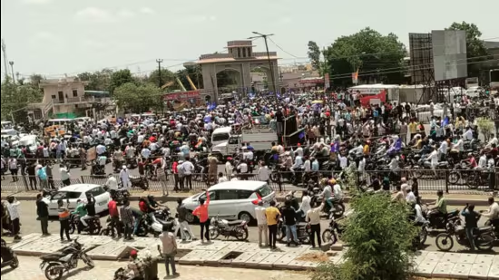 Protest in Gujarat: Dalits assembled at Gondal, around 250 km from Ahmedabad, to protest