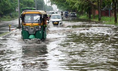 Several places in Gujarat experienced heavy rainfall, with Khambaliya in Dwarka district receiving more than 9 inches.