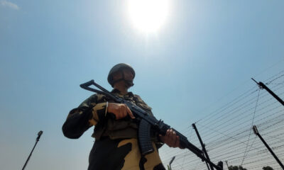 Two BSF officers, Assistant Commandant Vishwadeo and Head Constable Dayal Ram from the 59th battalion, passed away from heat stroke and dehydration while patrolling the 'Harami Nallah' brook along the India-Pakistan border in Gujarat.