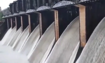 According to the DMA, the water level in Madhuban Dam rose significantly due to heavy rainfall in Valsad on Saturday.