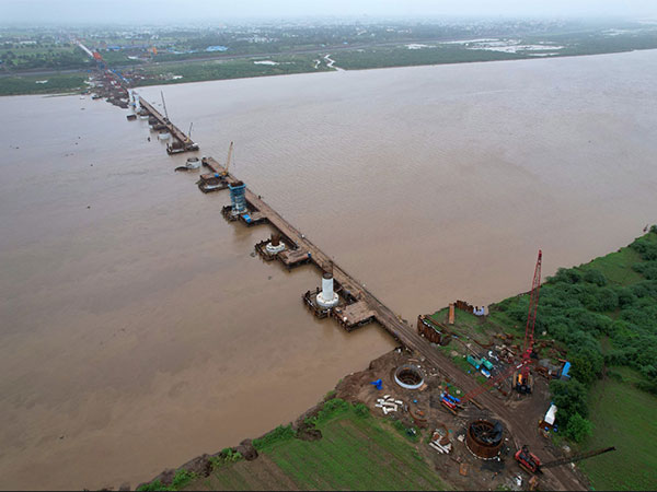 The Mumbai-Ahmedabad Bullet Train project is moving quickly, with key advances including a lengthy bridge across the Narmada River.
