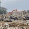 Nine religious sanctums, including mosques and dargahs, were demolished on Saturday as part of a demolition crusade to remove encroachments in the Veraval area of Gir-Somnath district in Gujarat.