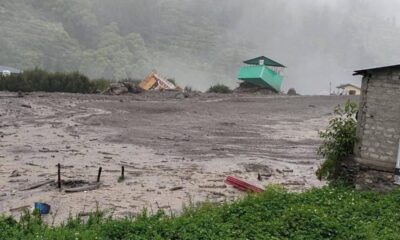 News is coming out that numerous Gujarati pilgrims are abandoned after a hasty cloudburst in Uttarakhand.