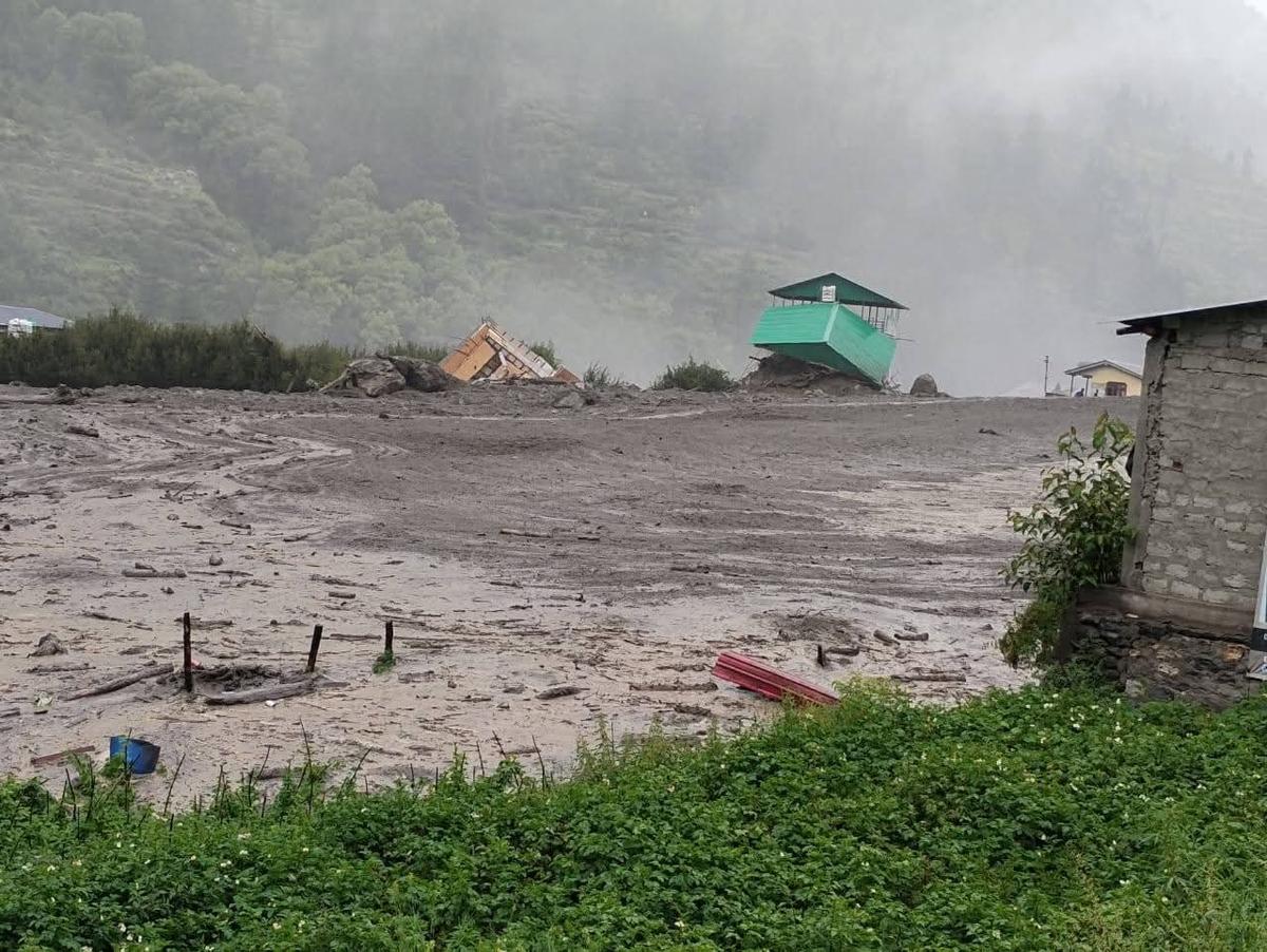 News is coming out that numerous Gujarati pilgrims are abandoned after a hasty cloudburst in Uttarakhand.