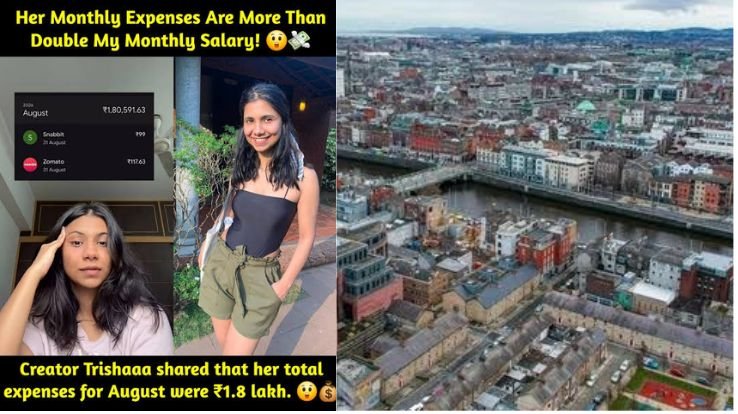 The woman, a consultant in Dublin, said her total monthly costs came to around 1,750 euros, which is almost ₹1.9 lakh.