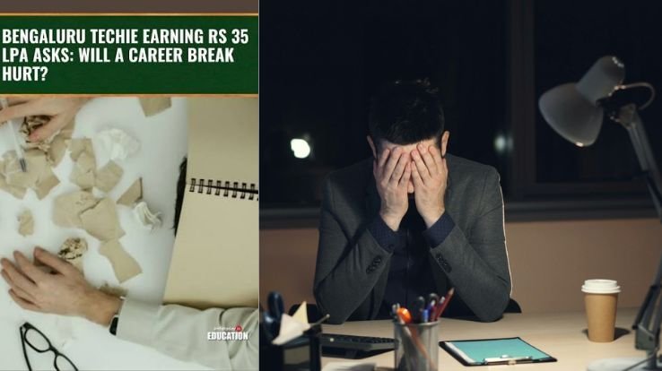 Bengaluru tech professional weighs career break amid burnout.