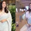 The actor wore the Lucy saree from Priyanka Gupta's Summer assemblage