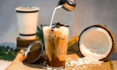 Transform instant coffee at home with coconut cream, condensed milk, and a hint of salt.