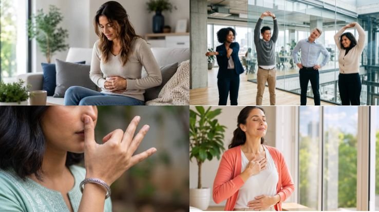Dr. Saurabh Sethi shares three simple techniques to calm the mind and support digestion.