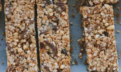 Wholesome Amaranth Cranberry energy bars.