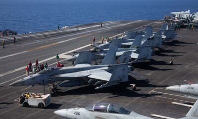 Deployment of third aircraft carrier heightens tensions with Iran.